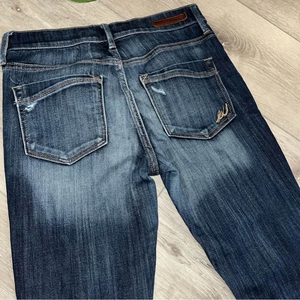 Express mid rise legging jeans skinny distressed 0R - Image 5