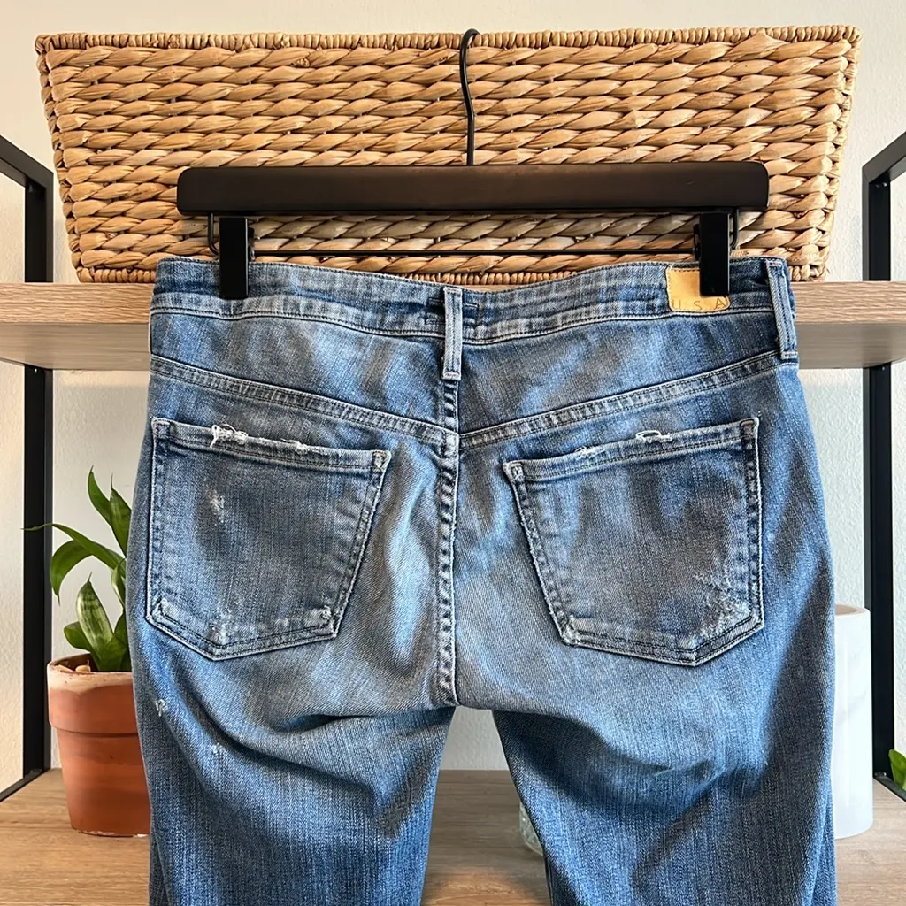 Citizens Of Humanity Low Rise Distressed Skinny Jeans, 27 - Image 7