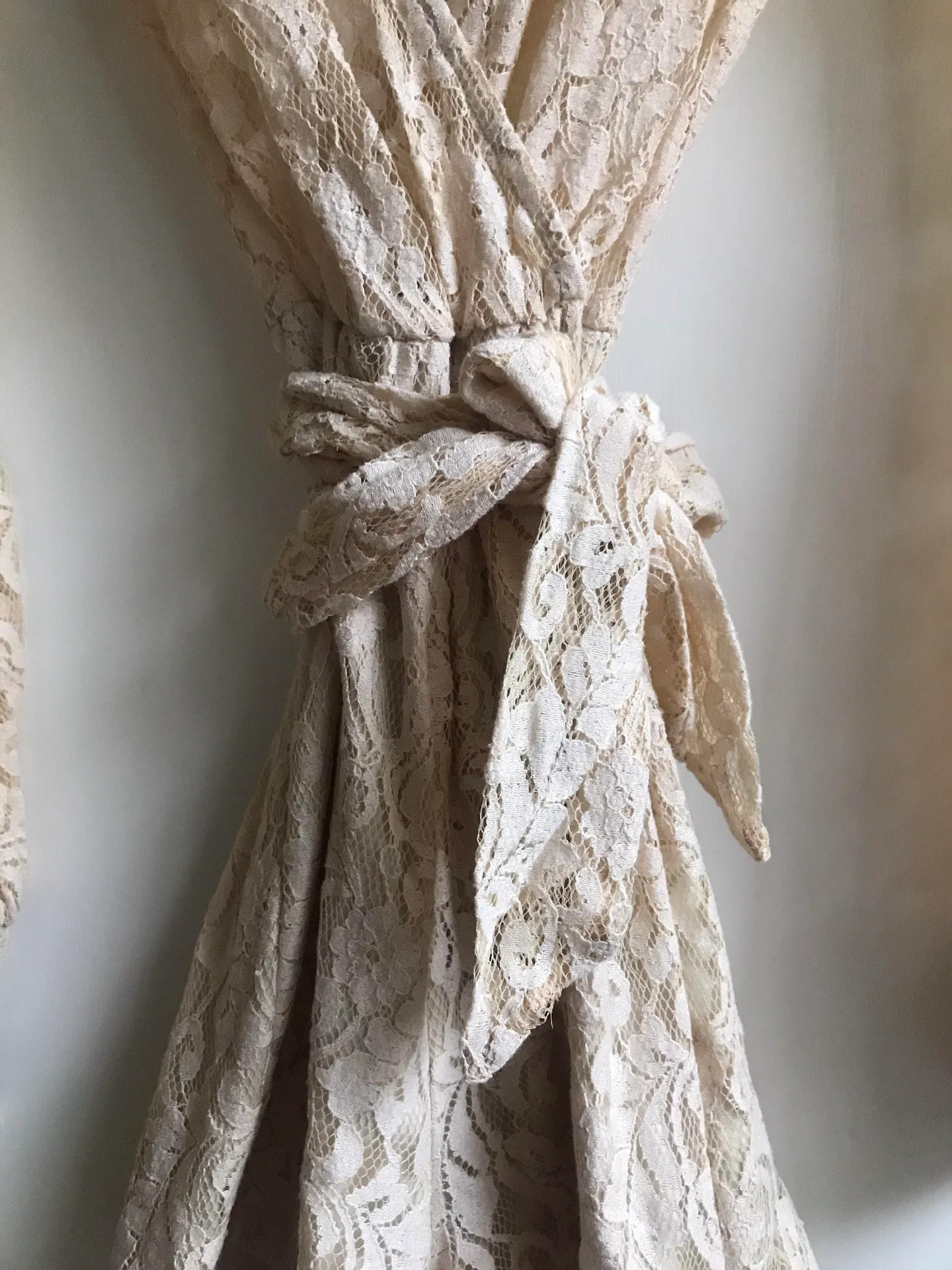 Lace Romper Tan - Image 3