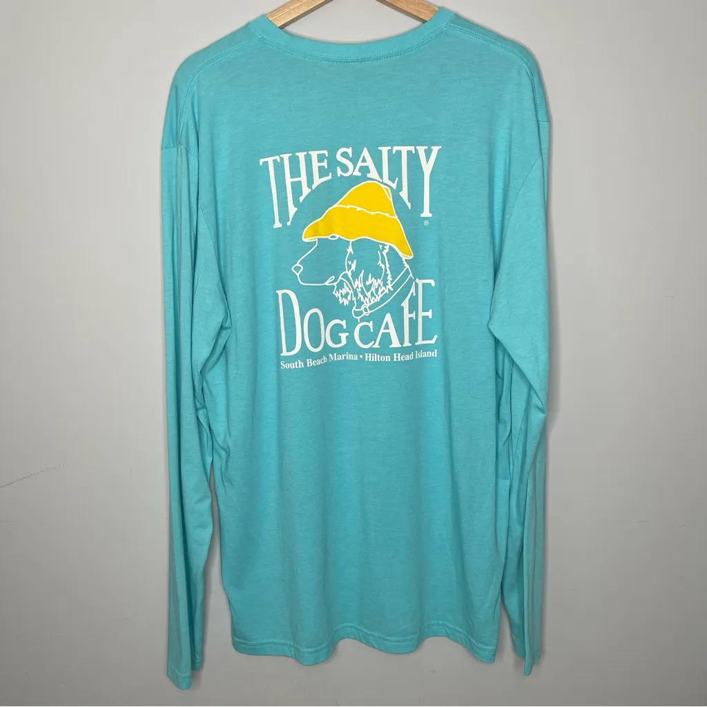 The Salty Dog Cafe Hilton Head Island Blue Long Sleeve Tee (X - Image 5