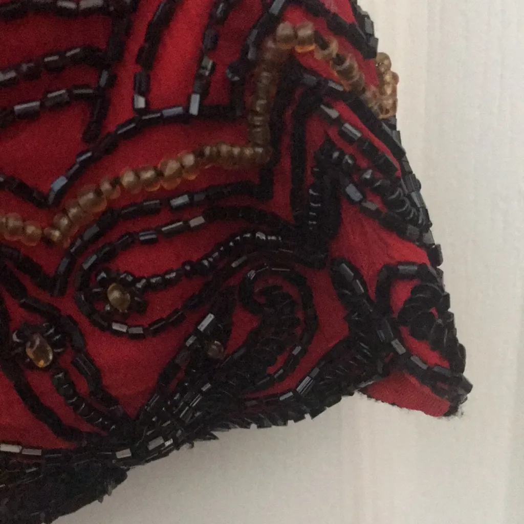 FINAL MARKDOWN Papell boutique beaded evening top medium - Image 13