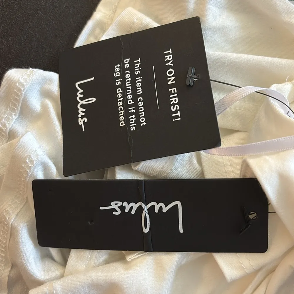 Lulu's White Jumpsuit with Flowing Silhouette - Image 8