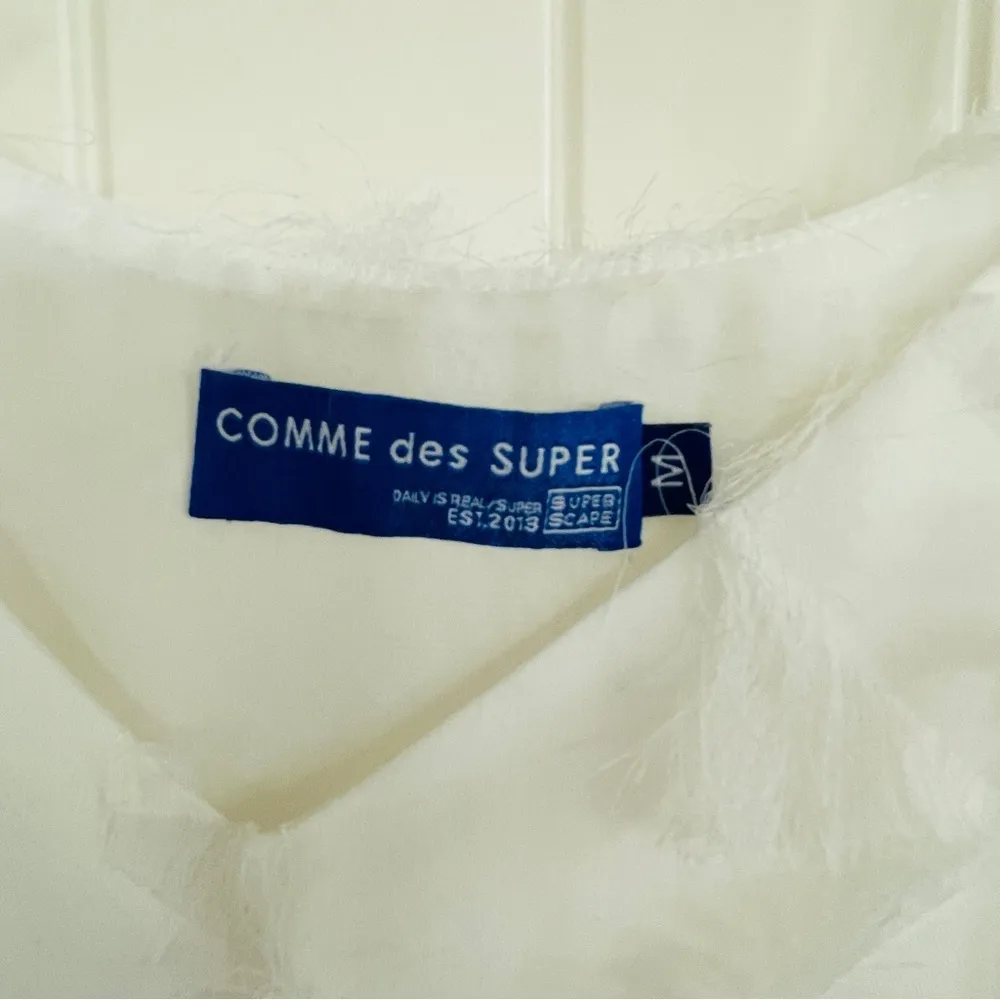 Comme Des Super White Lace Cake Dress Travel Vacation design Size M - Image 4