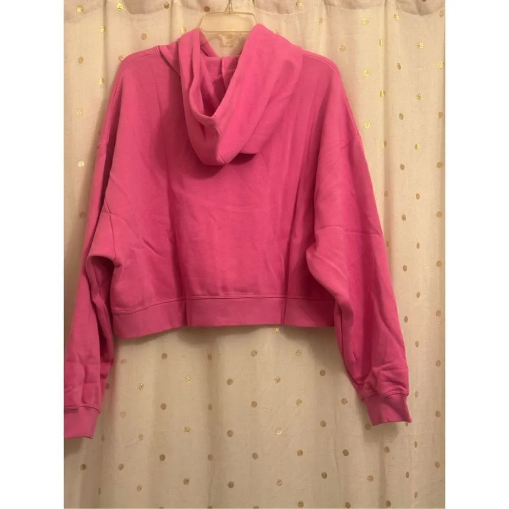 PInk VS - Everyday Fleece Cropped Hoodie - XLarge/Pink - Image 7