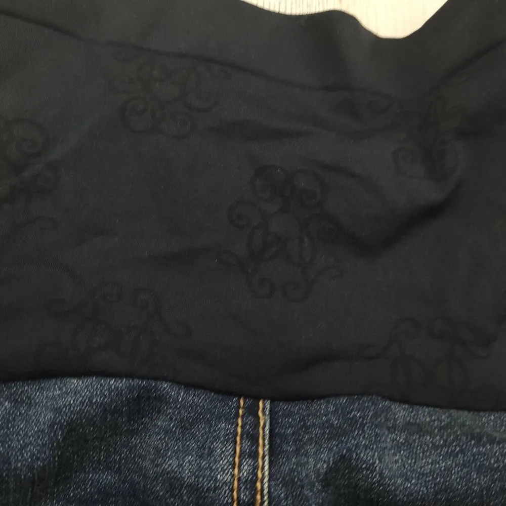 NWT Jessica Simpson Skinny Maternity Jeans Secret Fit Belly Blue Size XS - Image 12