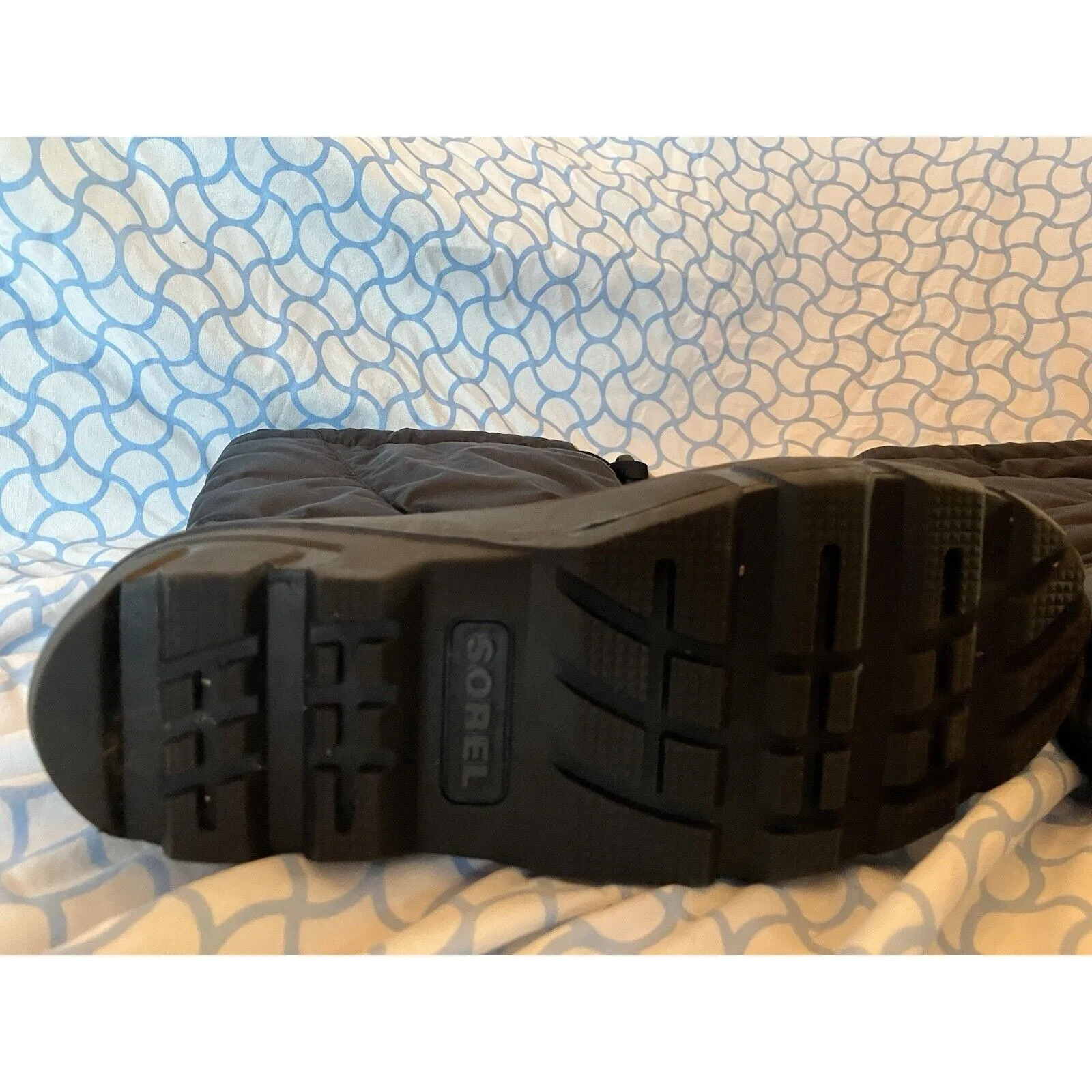 Sorel Snow Boots Unisex Black 1287921011 Size 5 Lace Up Excellent Condition - Image 9