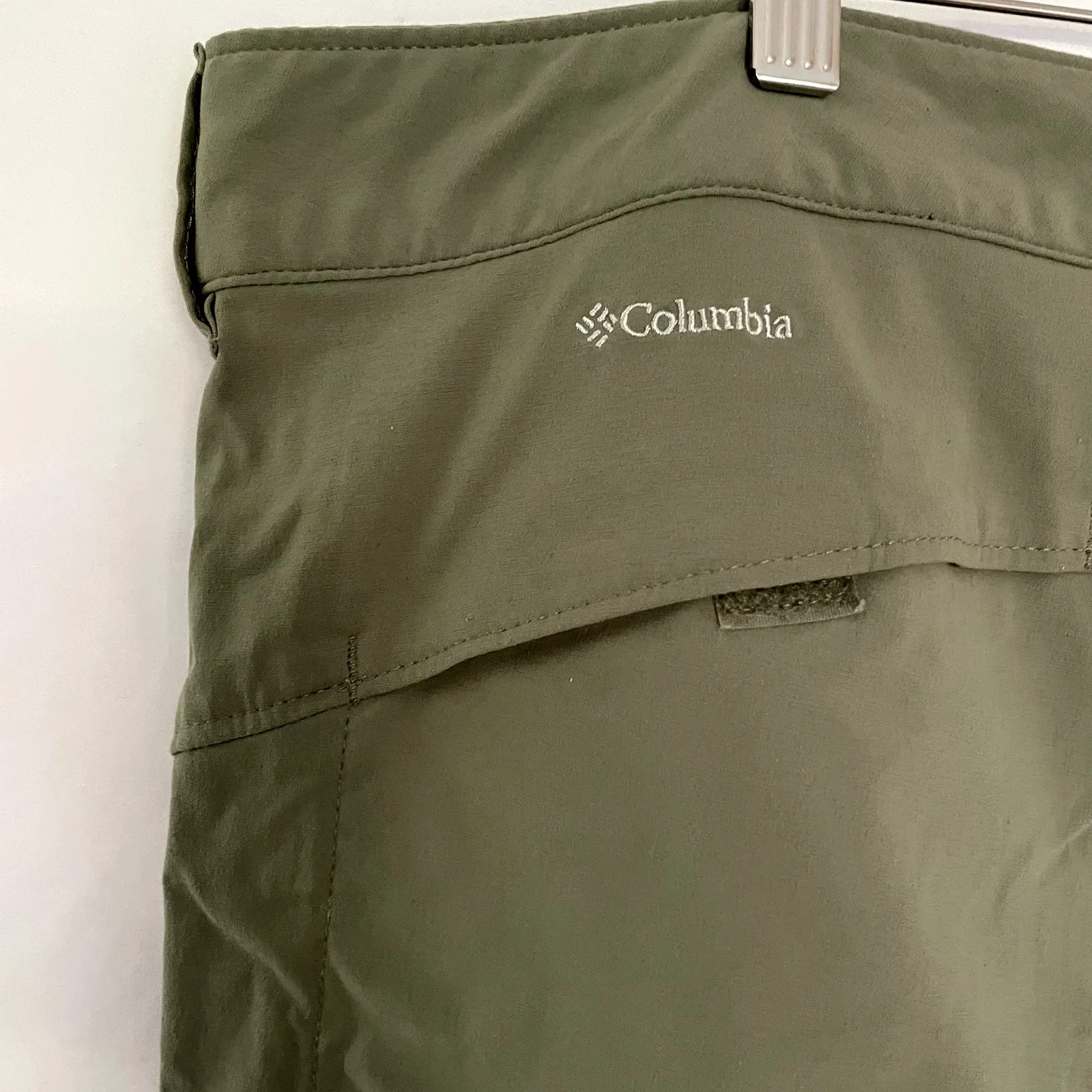 Columbia camo green cropped pants omni-shield advanced repellancy women's 20W - Image 8