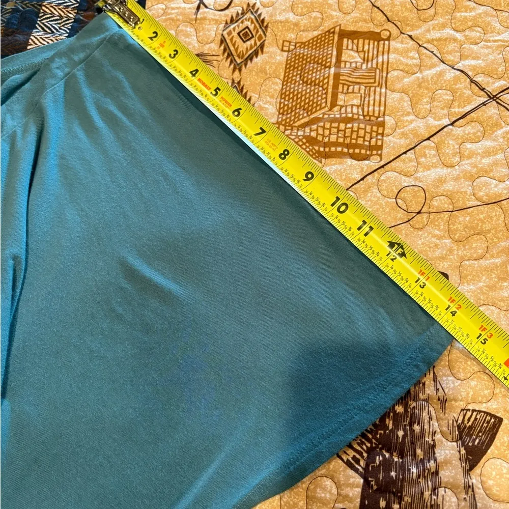 ZENANA Greenish blue V-Neck Short Sleeve
Top Small - Image 11