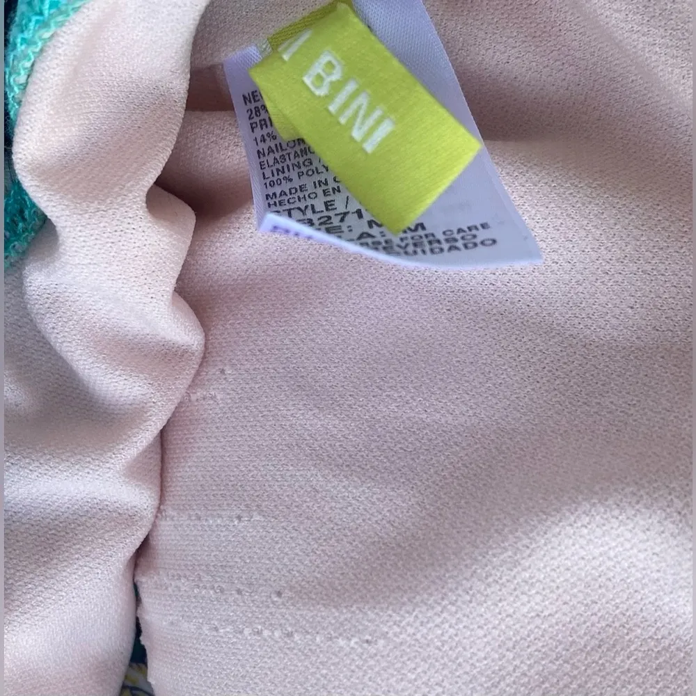 Flower Power Double Ruffle Bikini Swimsuit Set, Size Medium - Image 5