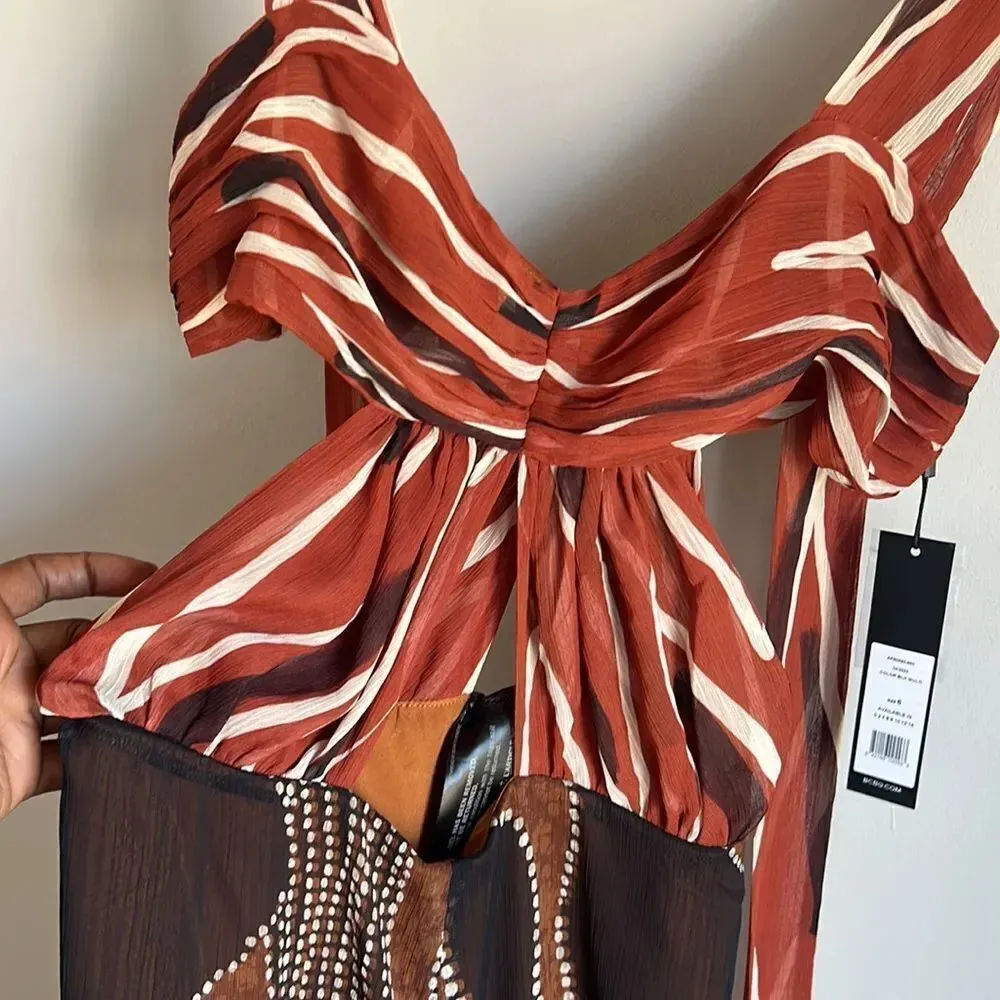 NEW BCBGMAXAZRIA Reeta Cutout Bodice Gown - Image 12