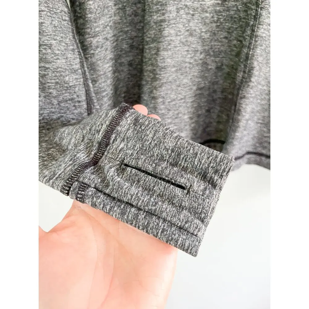 Lululemon | Run Your Heart Out Pullover Jacket | Heathered Black | Sz 6 - Image 6