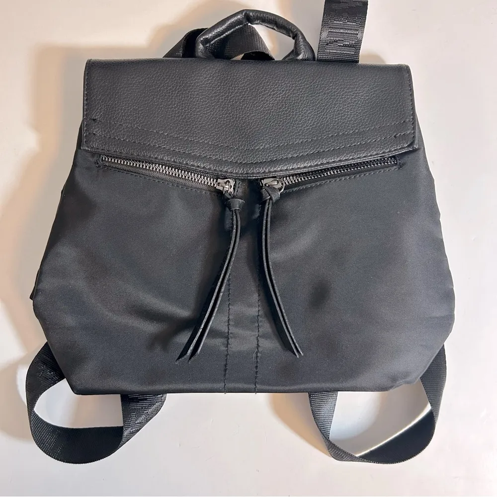 New York Black Nylon Mini Trigger Backpack - Image 5