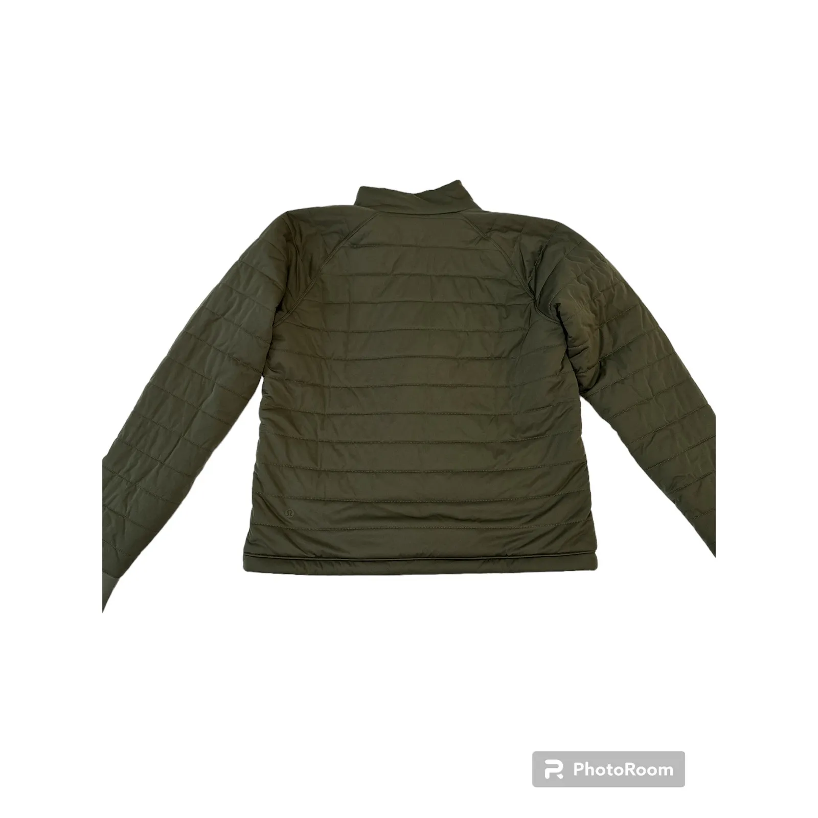 *NWT, Lululemon, Women, Dynamic Movement Half Zip Jacket, Army Green, Sz 8 - Image 8