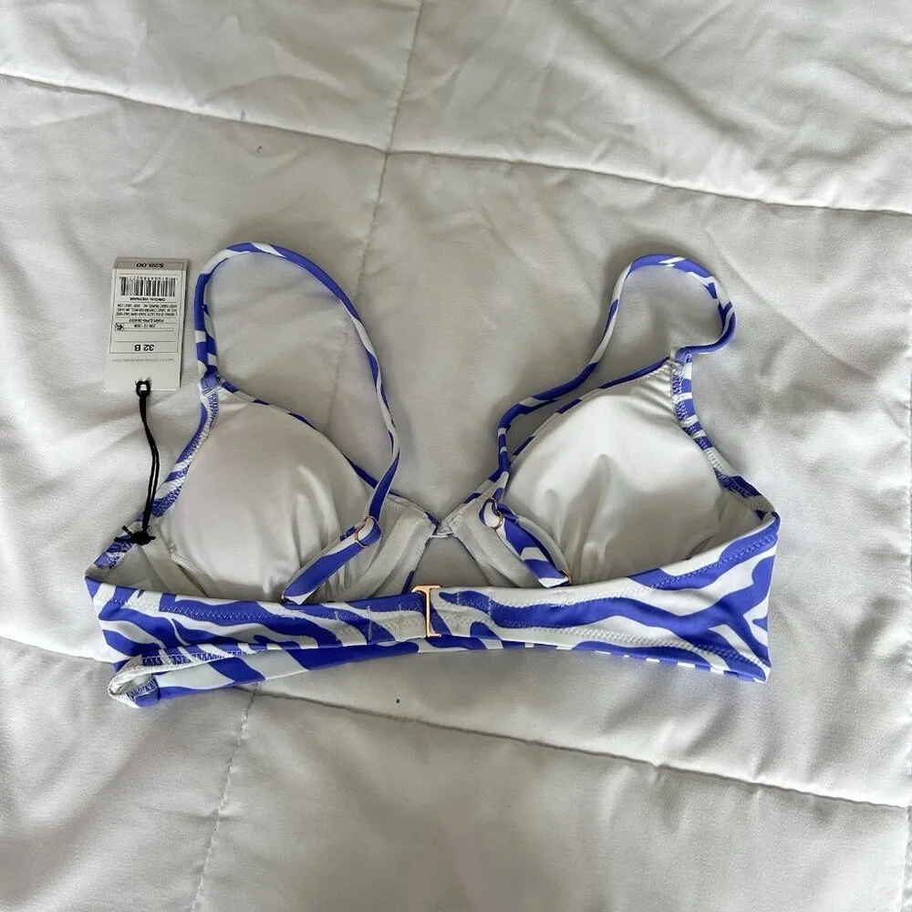 NWT Shade & Shore 2 Piece Animal Print Bikini Top 32B & Bottom Small Summer - Image 7