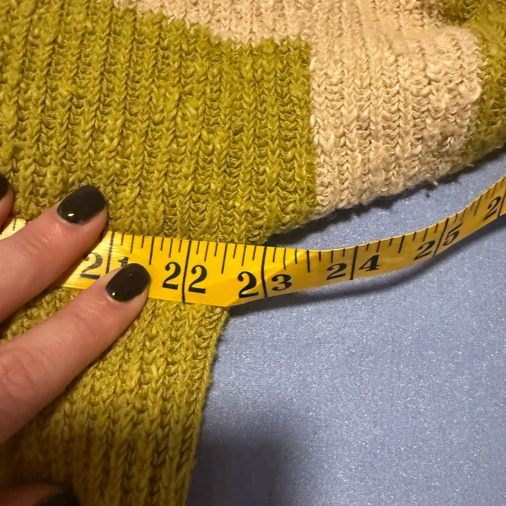 Blu Pepper Green and Brown Cowl Neck Sweater - Image 6