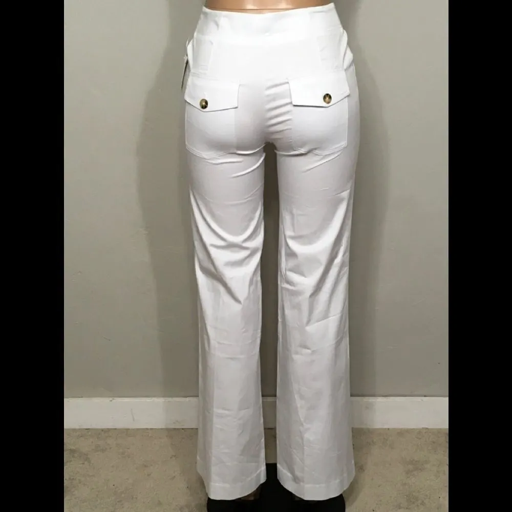 Boston Proper Wide leg stretch pants.  Size 0. Runs big - Image 4
