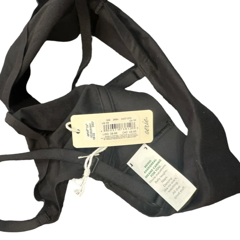 Smoothez by aerie Mesh Sheer Pull-On Bralette - Black Size S - Image 7