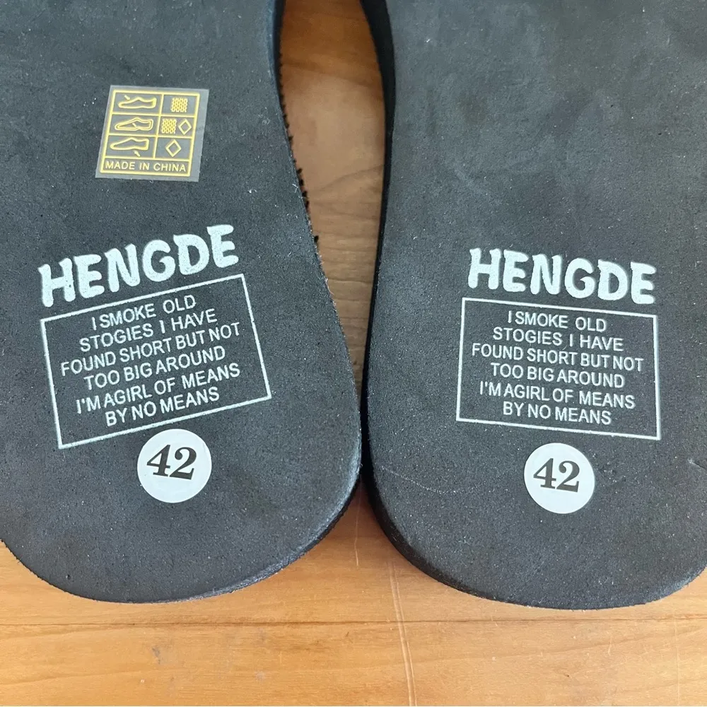 Women’s Hengde Multicolor Slip‎ On Sandals Size 10 / 42 - Image 3