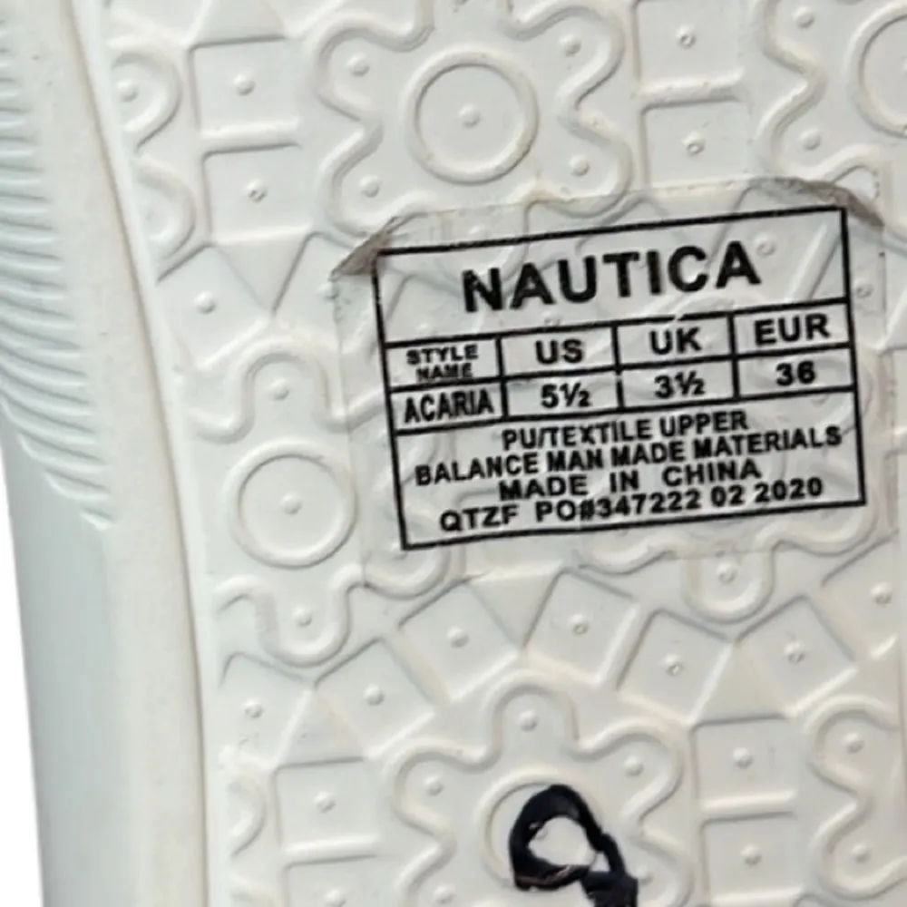 Nautica Women Blue White Red Stripes Acaria Platform Sandals Size 5.5 - Image 7