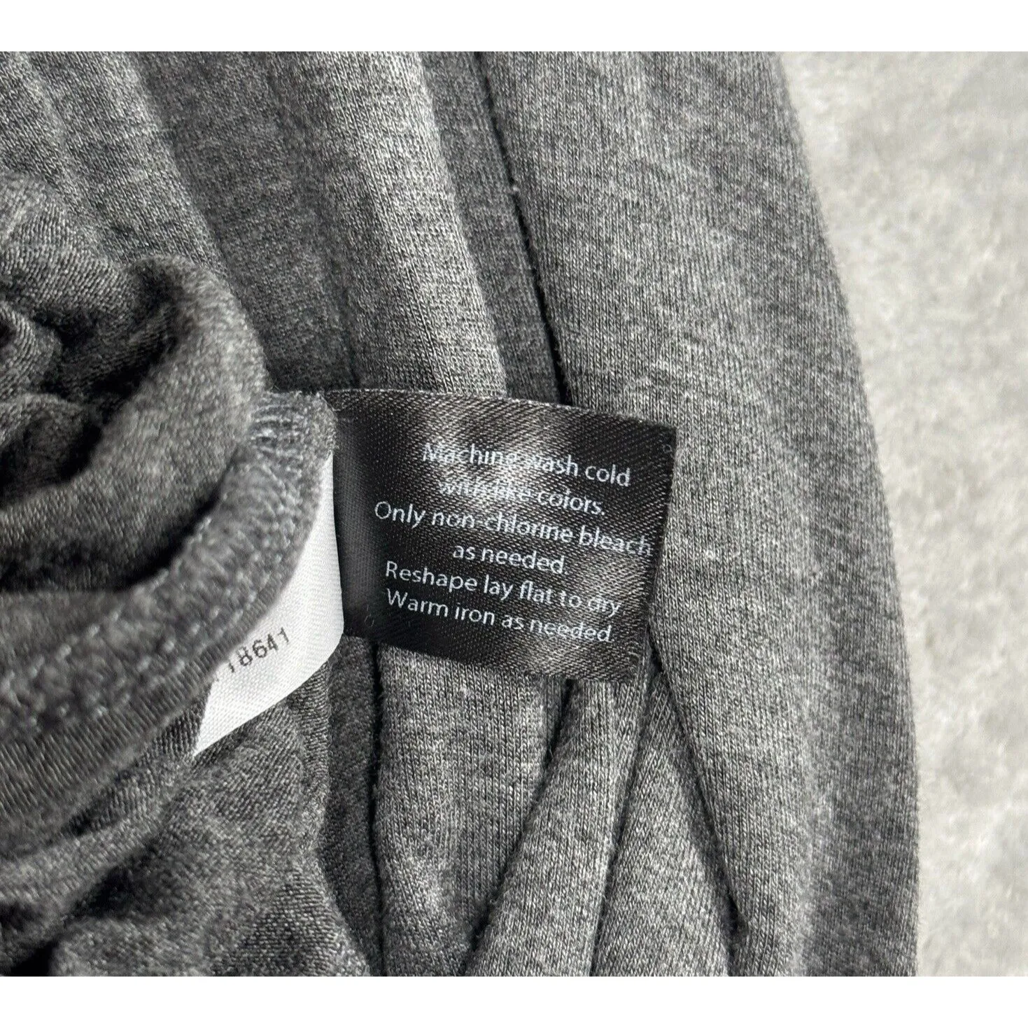 Lane Bryant Dress Womens 18/20 Marled Gray Jersey Knit Neutral Minimalist Casual - Image 7