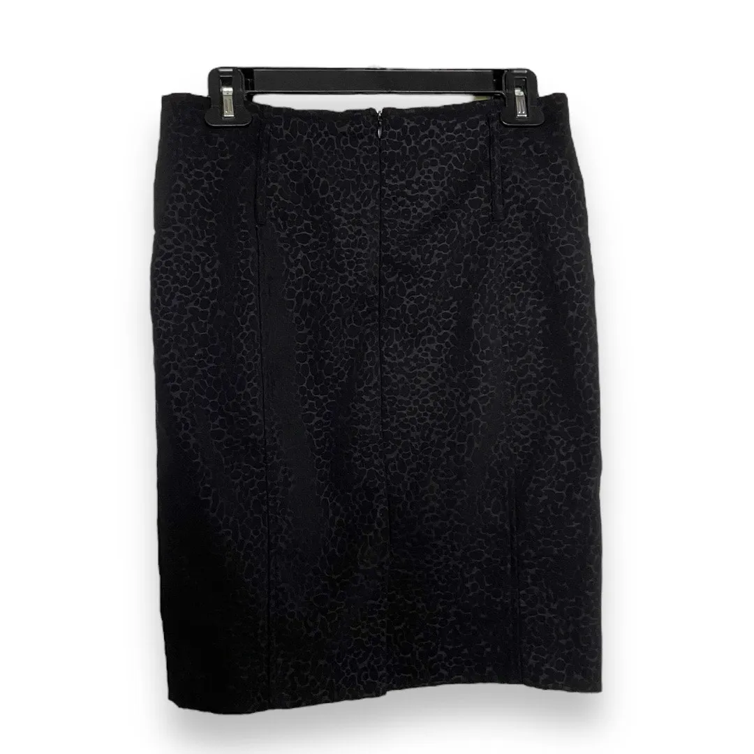 Tracy Evans Limited Womens Skirt‎ Size 5 Black Leopard Animal Print Pencil - Image 3