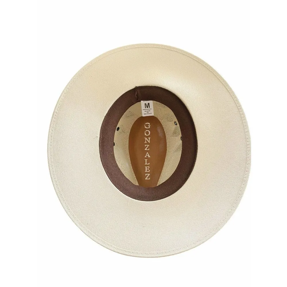 MEXICAN HAT Artisanal Handpainted Fedora Floral Sunflower Sombrero Panama Medium - Image 4