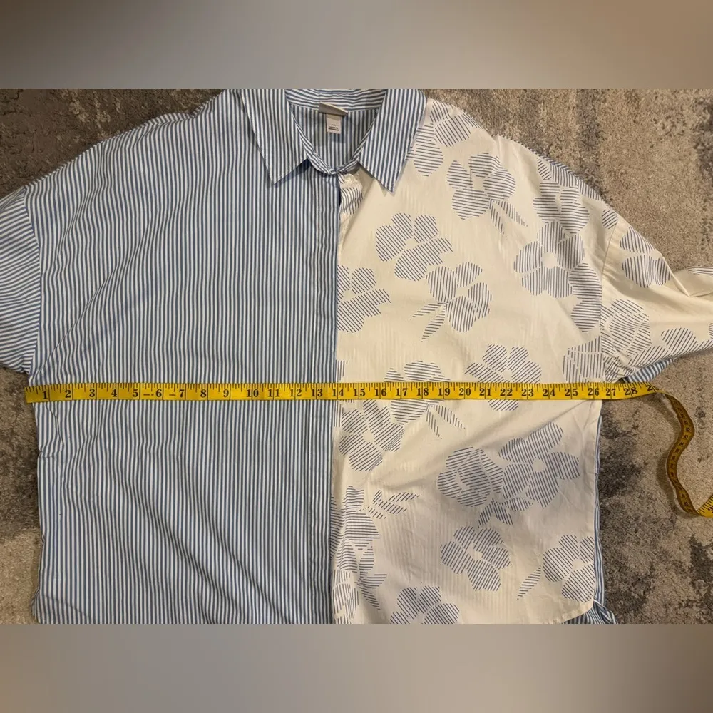 Women’s Blue Striped A New Day Button Down - Image 4