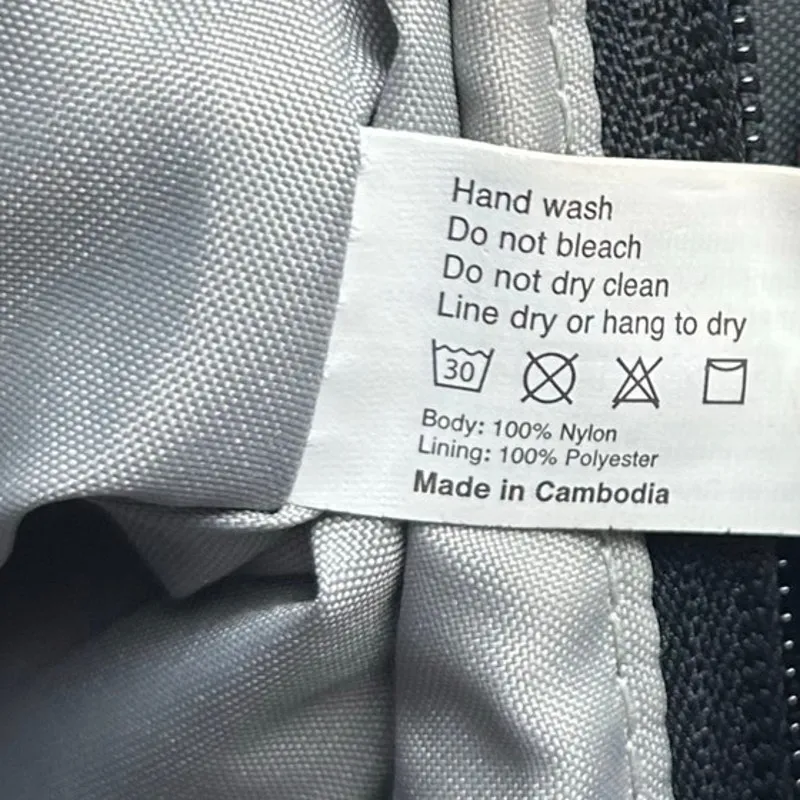 Baggallini Crossbody Bag Gray Nylon - Image 7