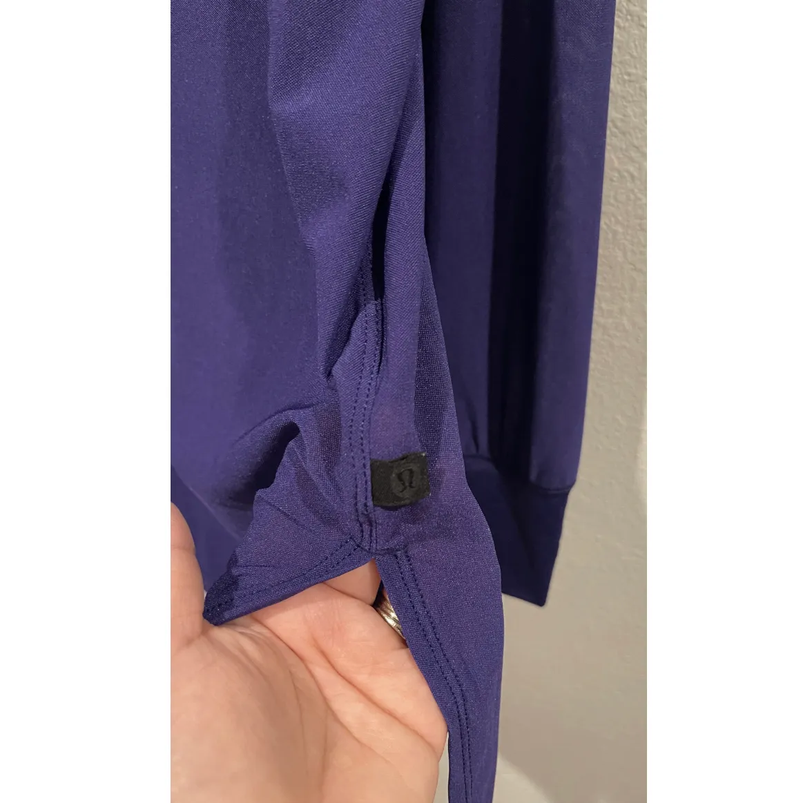 Lululemon  Sheer Get Low Long Sleeve Blue Purple Activewear Top - Image 6