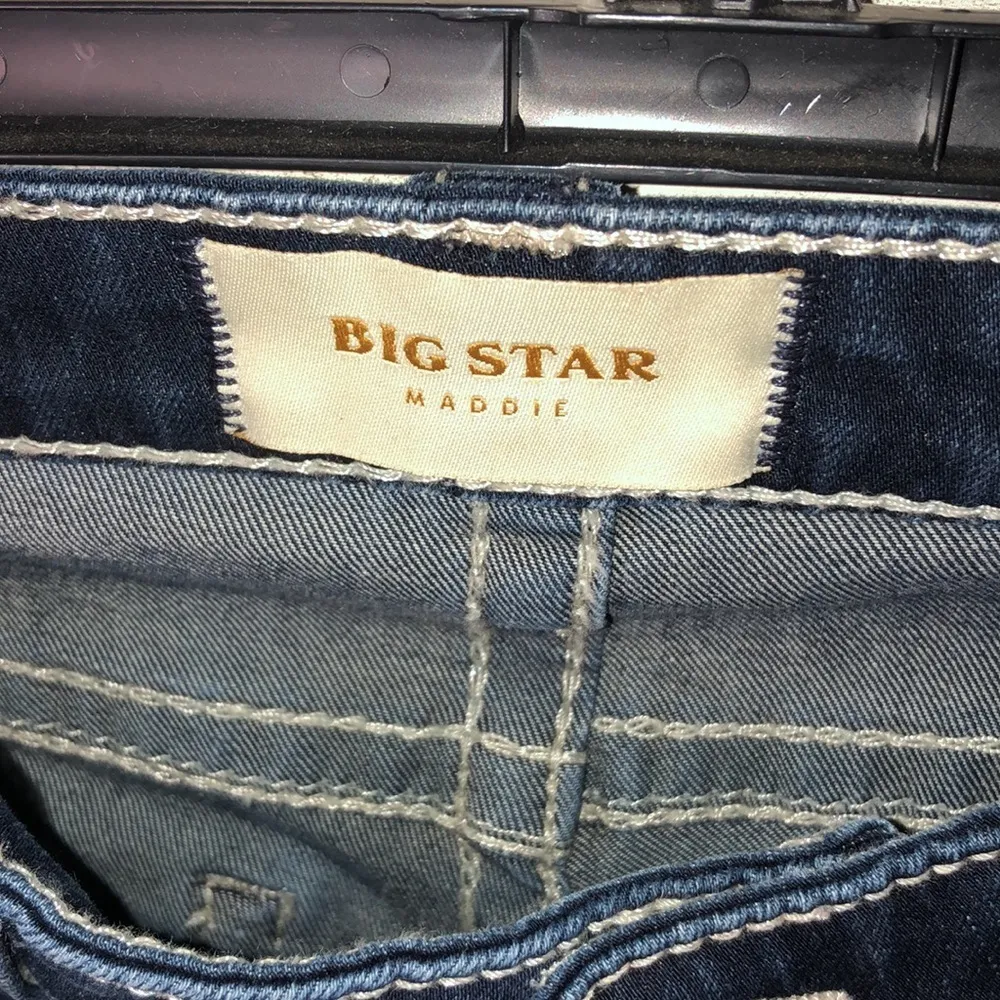 Big Star Maddie denim shorts the legendary blue jeans size 28 dark wash shorts‌‌ - Image 3