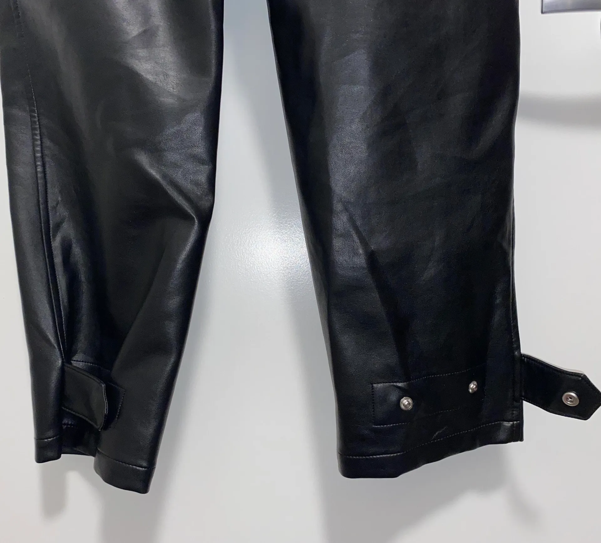 leather cargo pants - Image 2