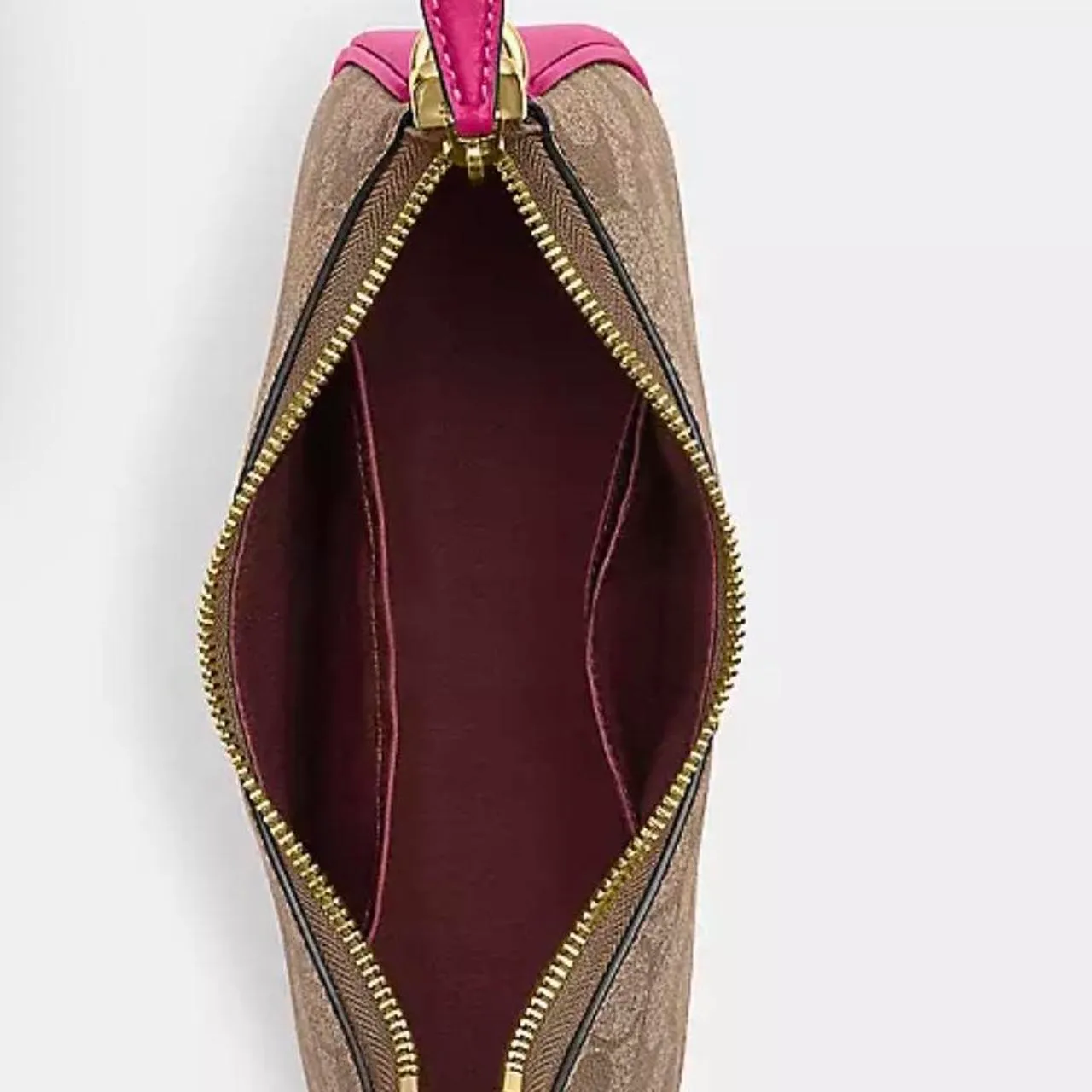 Coach Khaki Cerise Teri Shoulder Bag - Image 2