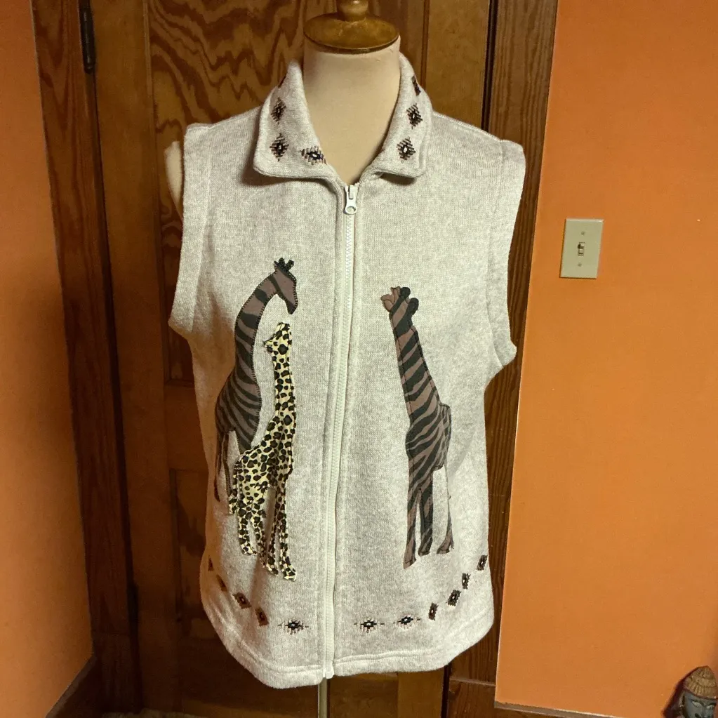 Y2K Giraffe Graphic Zip - Image 6