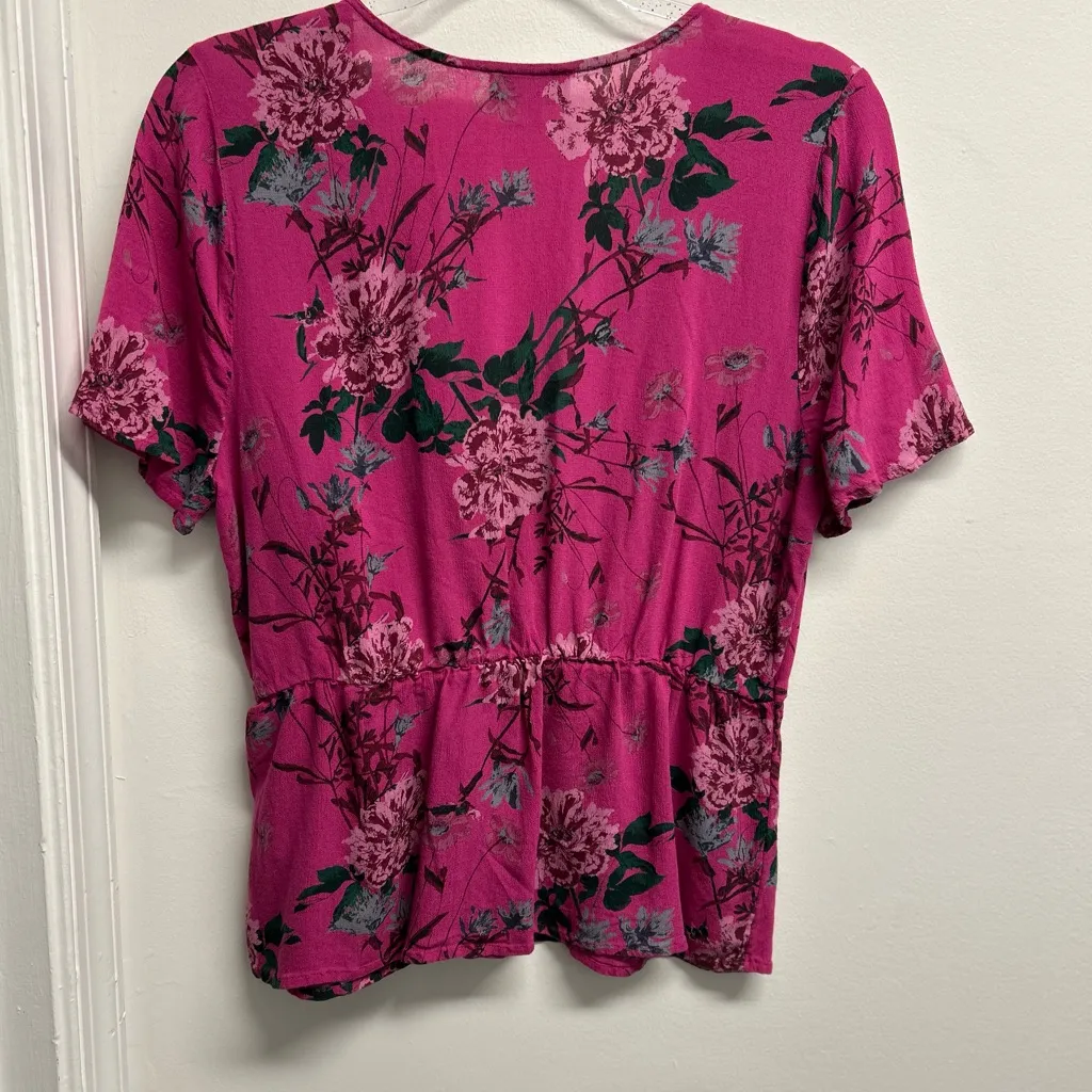 Lucky Brand Billie Wrap Top - Pink - Image 3
