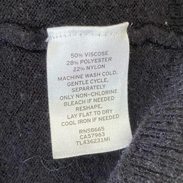 Leith Longline Open Cardigan Black Size Small - Image 3