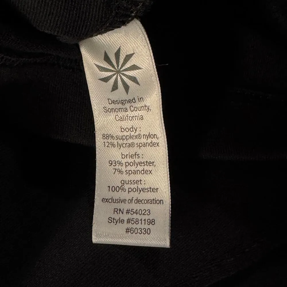 Athleta Small Bettona Skort Pockets Stretch Pull-On Drawstring Briefs Black - Image 7