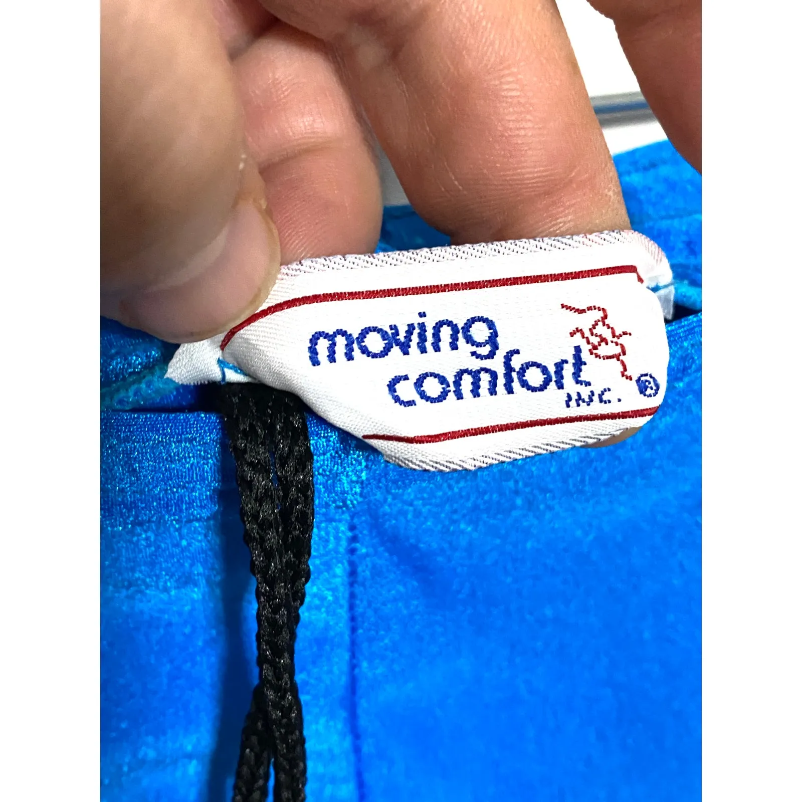 VTG Moving Comfort Blue Exercise Pants Womens L 24 in Atleisure Workout Retro - Image 4