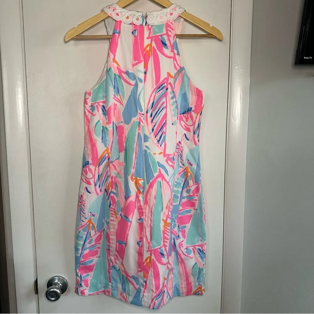 Lilly Pulitzer Lynn Shift Dress. Size 2. “Out to “Sea Pattern. - Image 5
