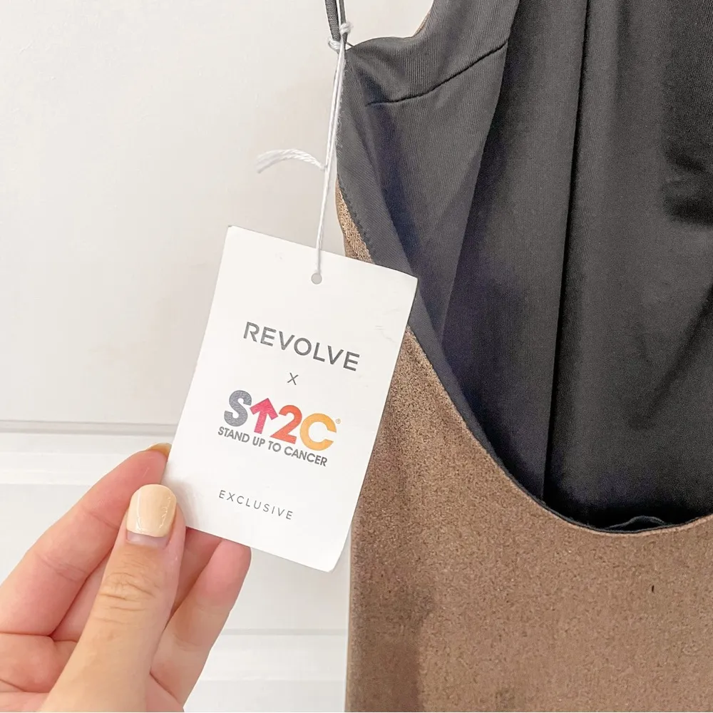 NEW NBD Bronze Metallix Maxi Dress Halter - Image 5