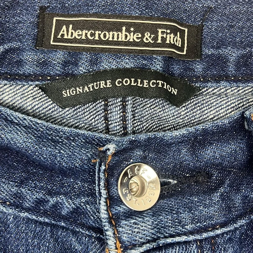 Abercrombie & Fitch signature collection button fly straight leg jean - Image 2