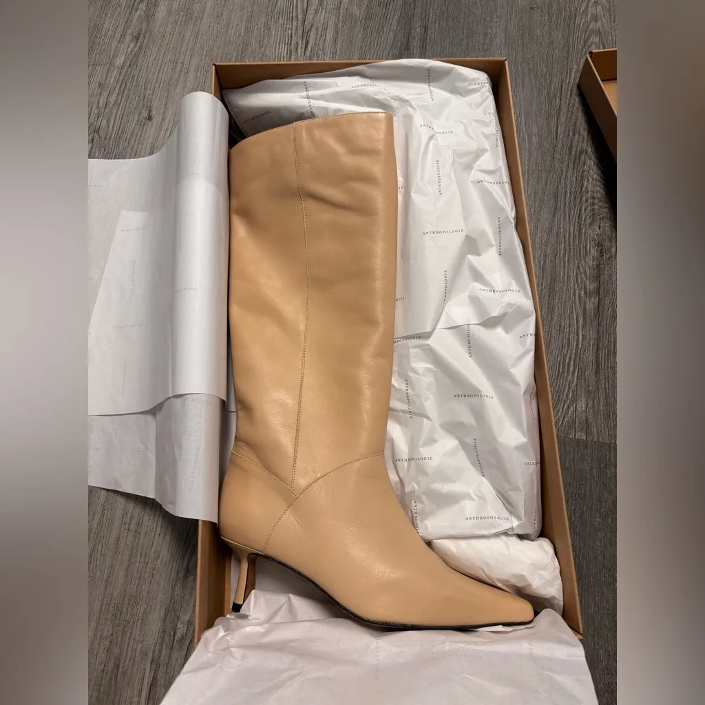 Anthropologie  Knee High Pointed Toe Boots - Image 2