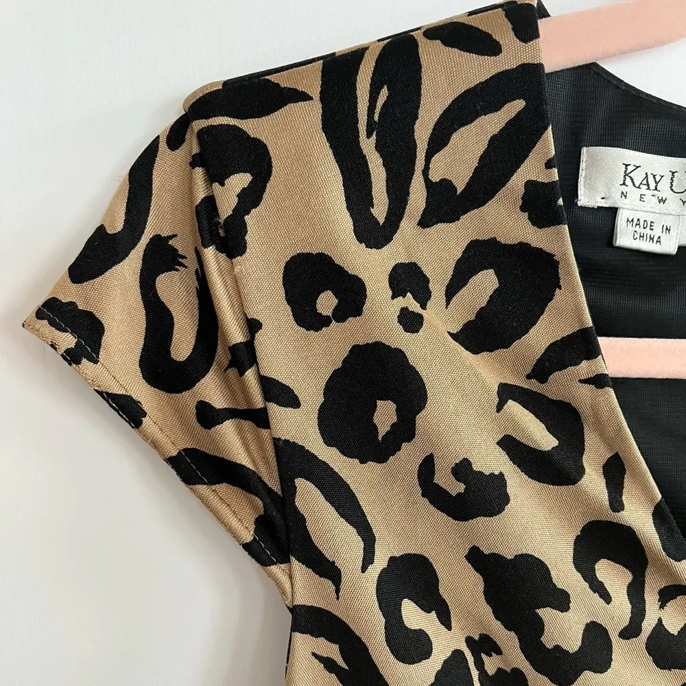 Kay Unger Dress 100% Silk Size 8 - Image 2