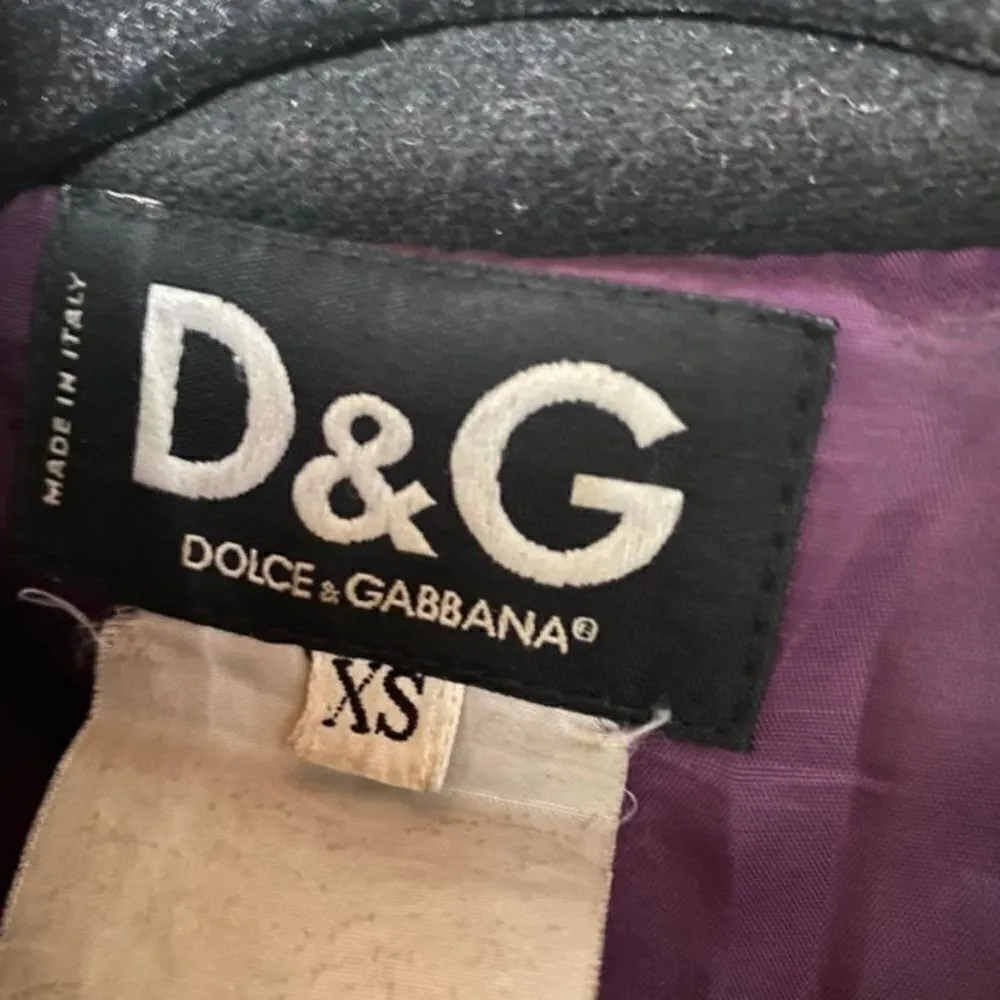 Dolce & Gabanna SZ XS black wool peacoat - Image 2
