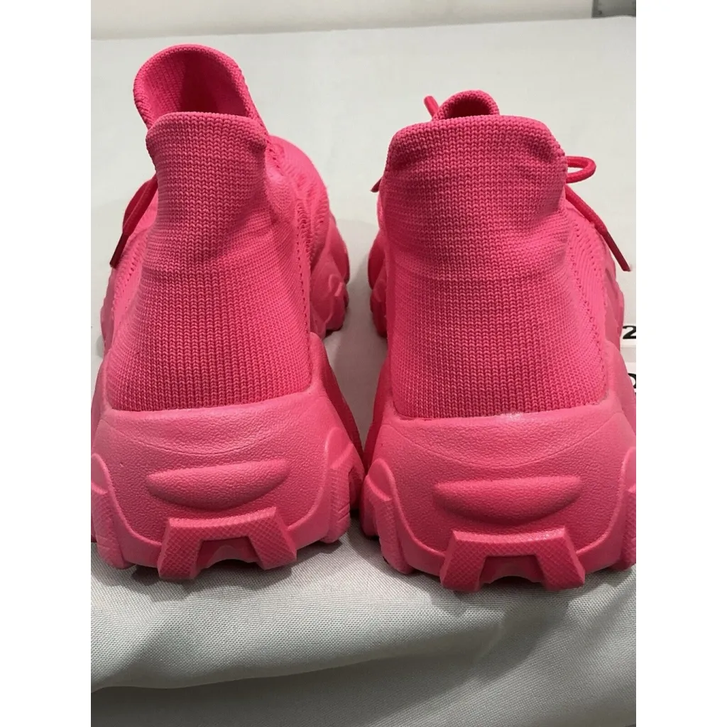 Womans Viral Tic Tok Sneakers Neon Pink 42 (10.5/11) - Image 5