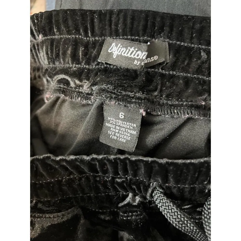 Velvet pants Black Size 6 - Image 4