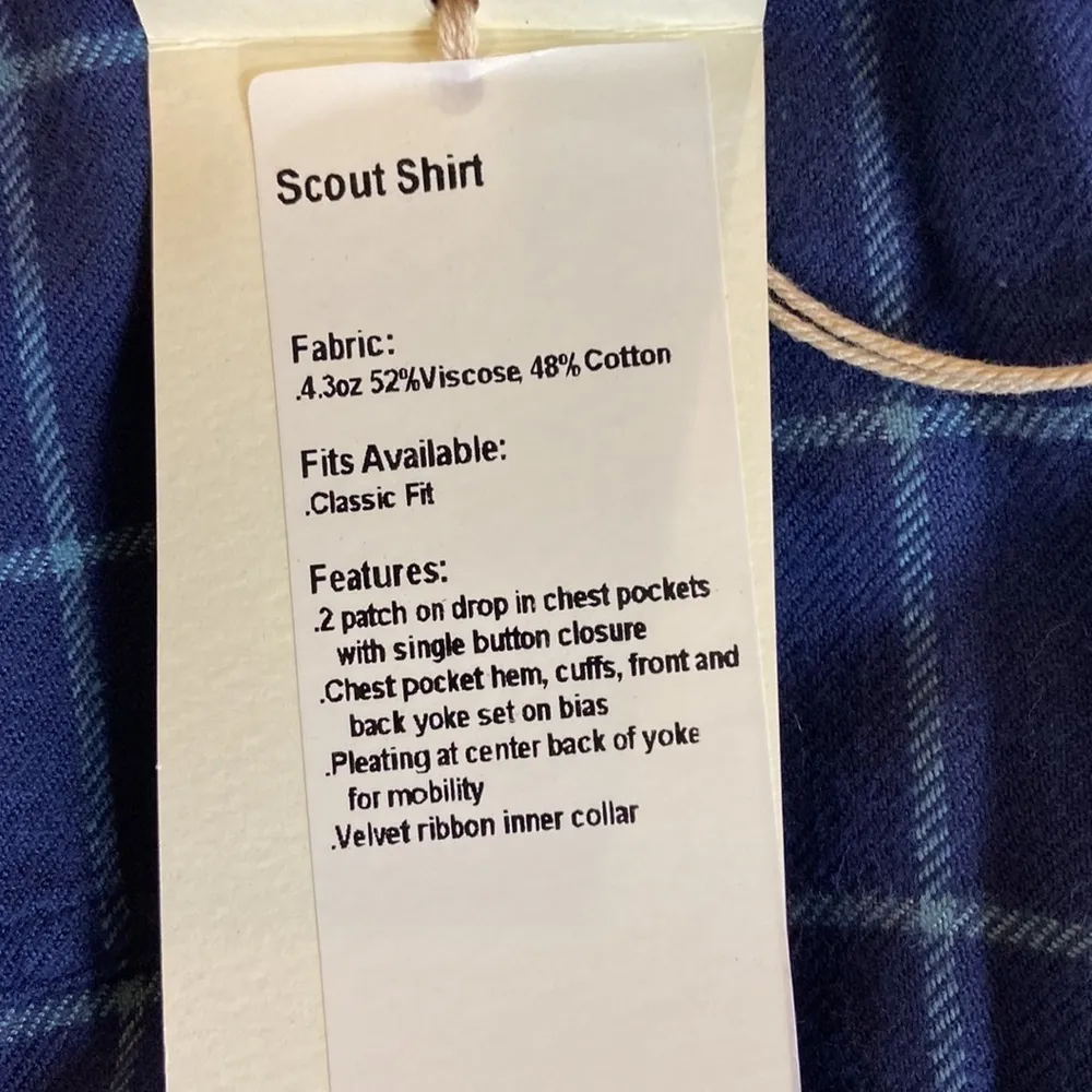 NEW Mountain Khakis Blue Plaid Flannel Scout Shirt Women’s Size Extra Large - Image 11