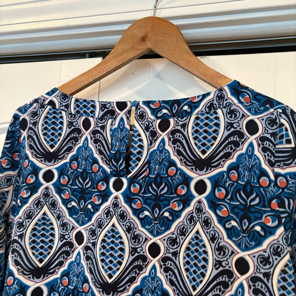 Loft Outlet Blue Dress‎ Size Small - Image 4