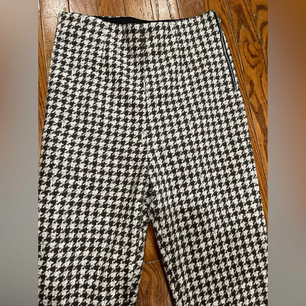 ZARA  Monochrome Patterned Trousers - Image 2