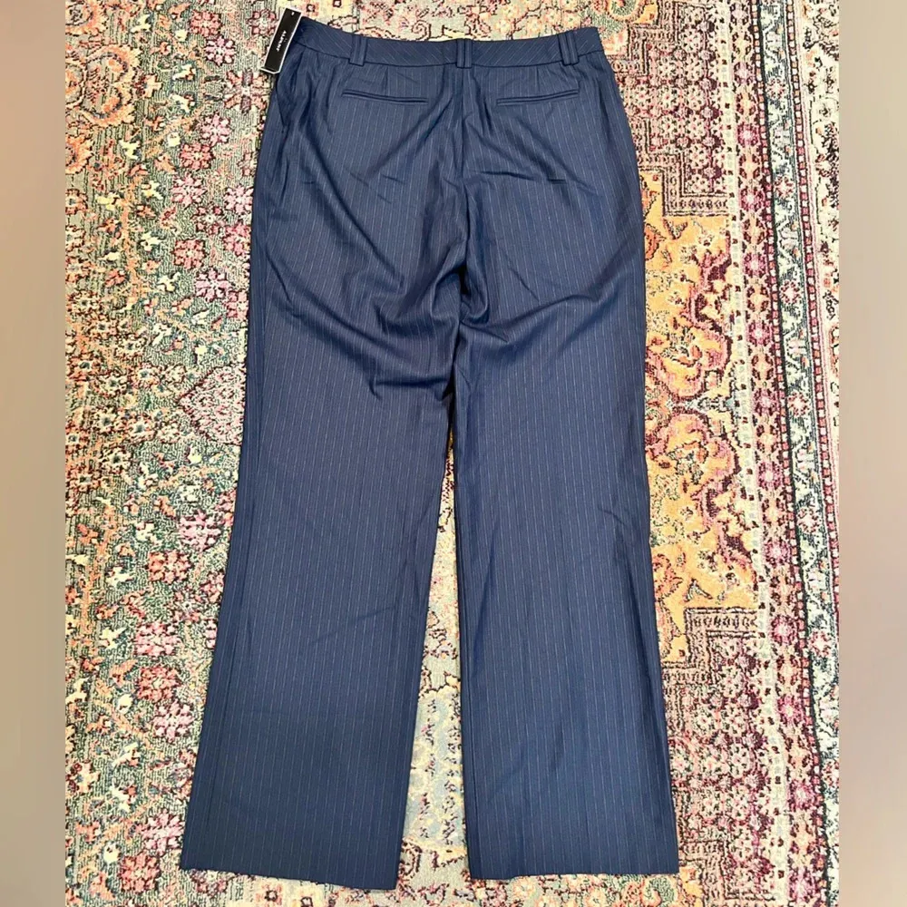FINAL PRICE NWT Alfani Navy Striped Venice Slacks - Image 7