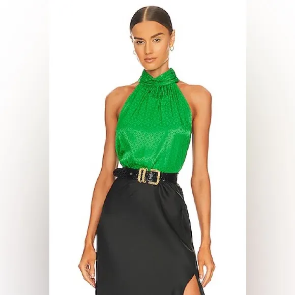 JONATHAN SIMKHAI Nara Halter Top - Image 2